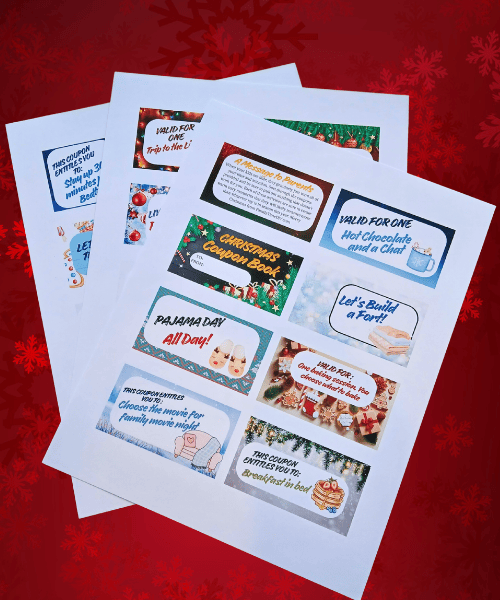 Free Christmas Gift your kids will actually love. Free printable. Digital Download