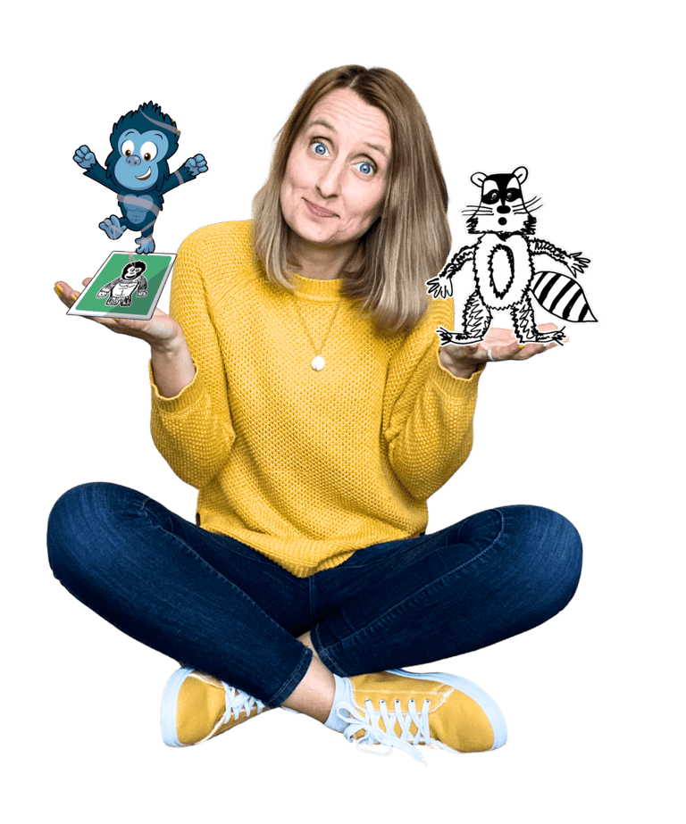 Anne Bagg with her Series 1 Veefriends NFT and series 2 NFT