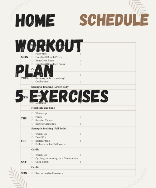 Weight Loss Workout Plan, Program for Weight Loss, Exercise Plan