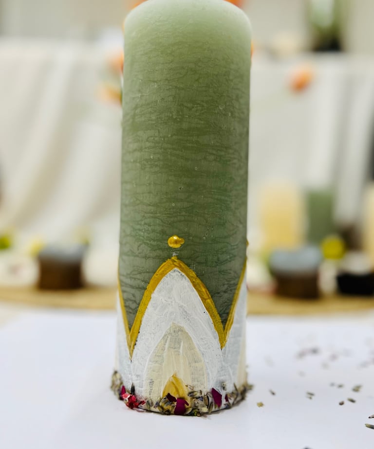 Carmela Martello Geburtskerze Ritual Geschenk Wehen Erinnerung 