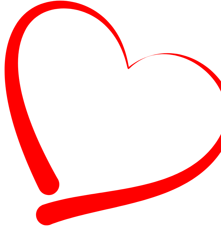 red ribbon heart