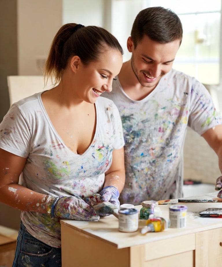 Slim Shaker- DIY Couple - Refacing Cabinets