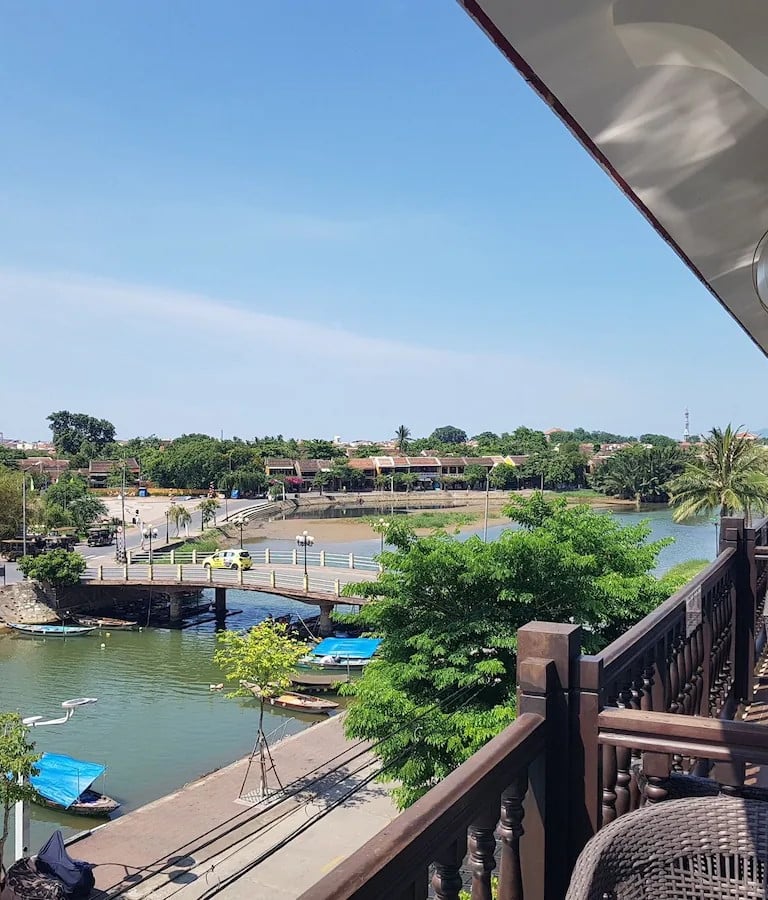 River view from the balcony