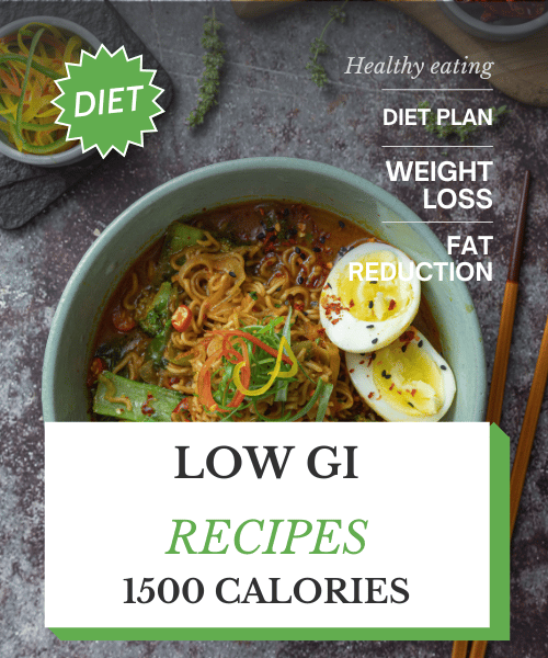 Glycemic Index and Fat Loss Diet Meal Plan 1500 Calories