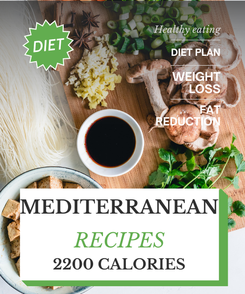 mediterranean diet program weight loss 2200 calories, meal plan pdf