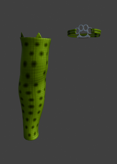 medium green kitten with black spots