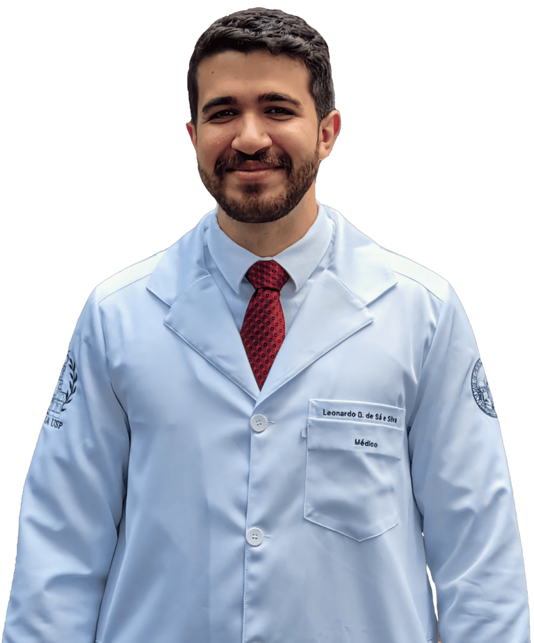 Dr Leonardo Diego, médico pela Universidade de São Paulo. Alergista.