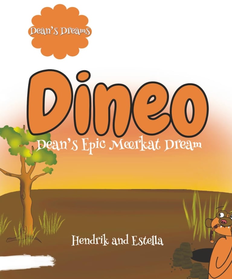 Dineo, Dean's Epic Meerkat Dream children's book cover