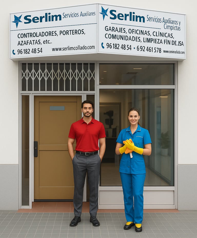 Nuestro equipo, siempre preparado para ofrecer servicios auxiliares, limpieza profesional y control