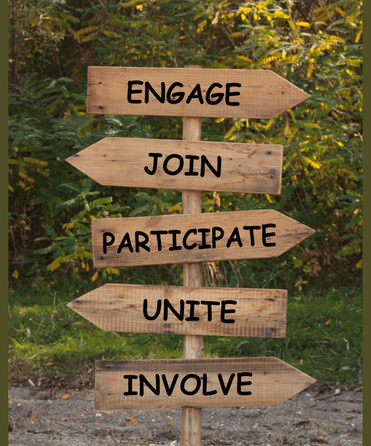 Community Involvement Signs