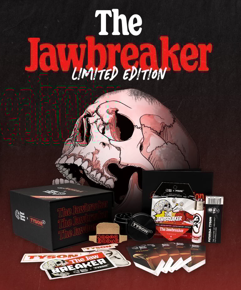 This is an ad for The Jawbreaker Cannabis Strain. 