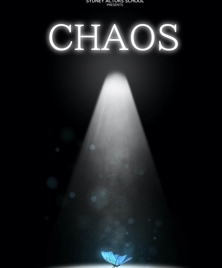 a poster for a movie with a blue flower
