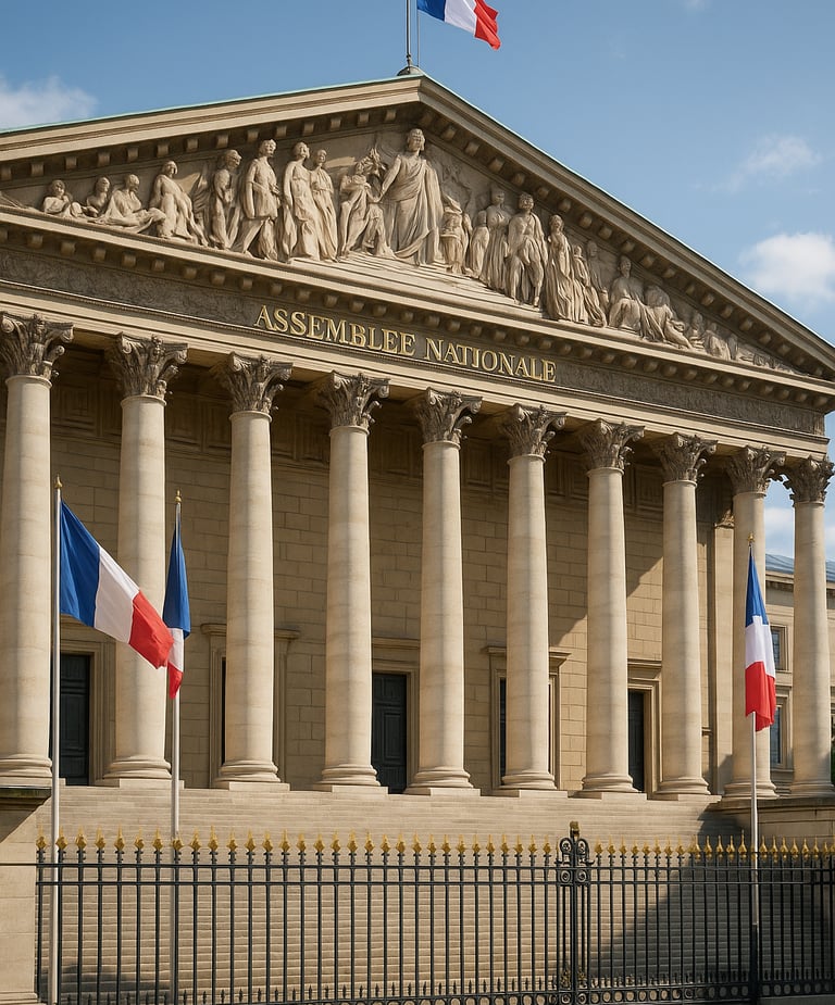 Photo de l'assemblée nationale - Illustration journée internationale de la démocratie