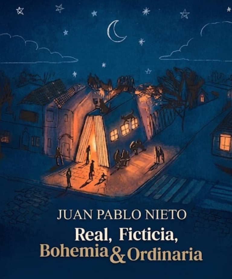 Imagen de Fondo: Tapa del Libro "Real, Ficticia, Bohemia & Ordinaria" del Escritor JUAN PABLO NIETO