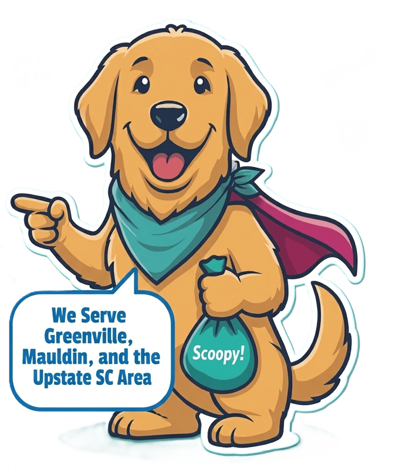 Scoopy mascot for Local Scoopers serving Greenville, Mauldin, and Upstate SC area