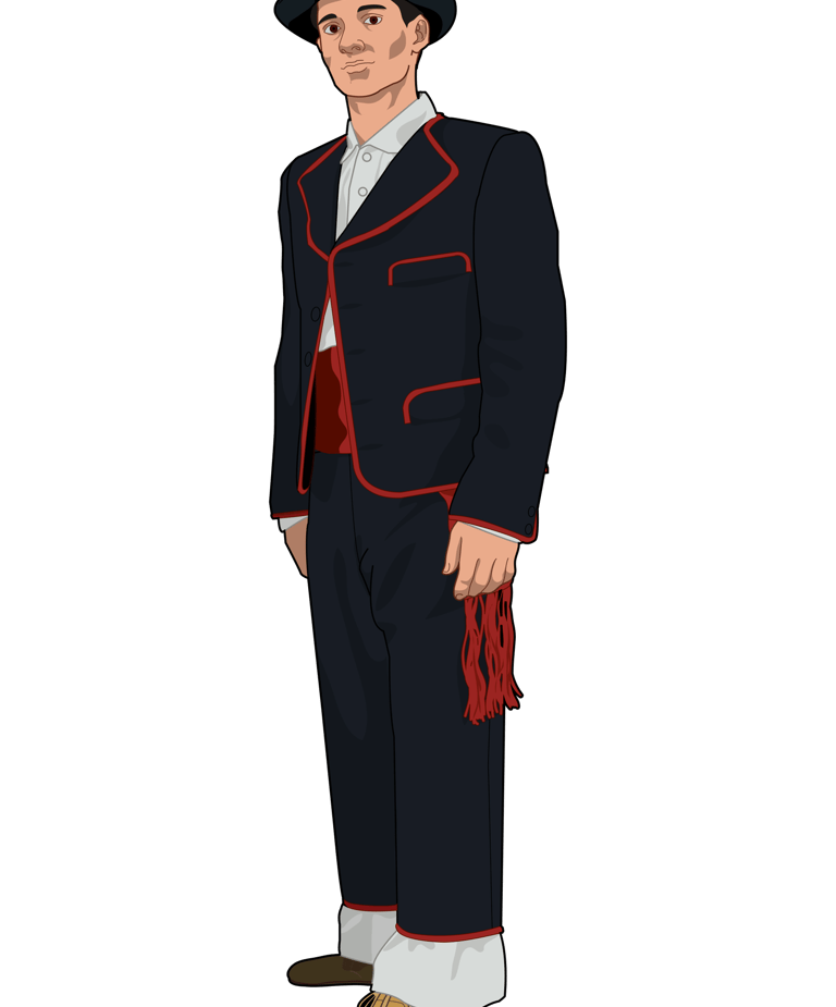Traje típico de La Gomera - hombre
