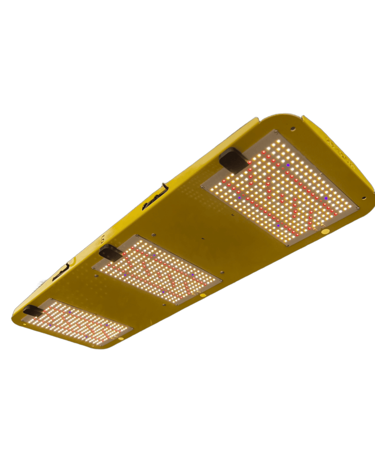 a yellow light fixture with a yellow light on it