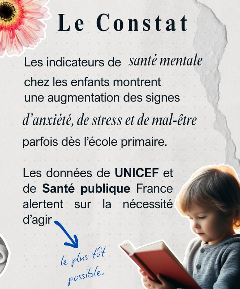 Unicef santé mentale enfants lecture arts