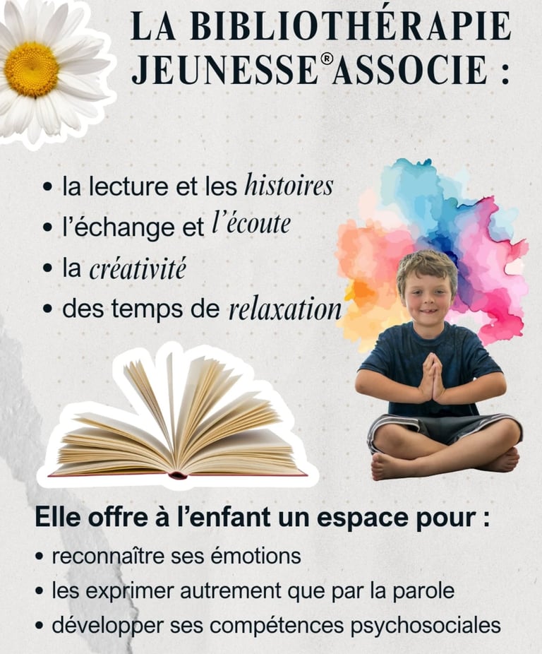 bibliothérapie jeunesse lecture bienfaits créativité émotions