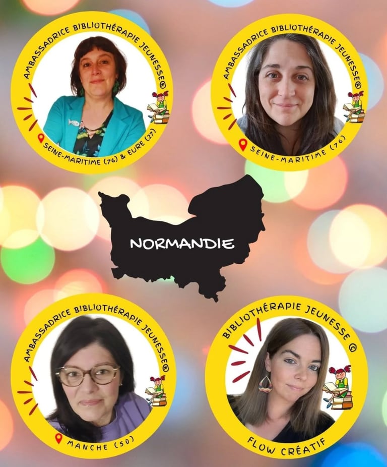 réseau ambassadrices bibliothérapie jeunesse Normandie