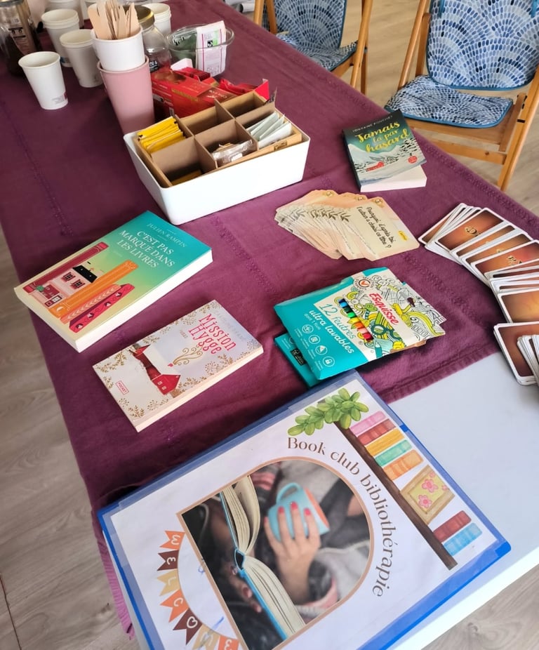 Club lecture book club Caen Librairie L'eau Vive hygge