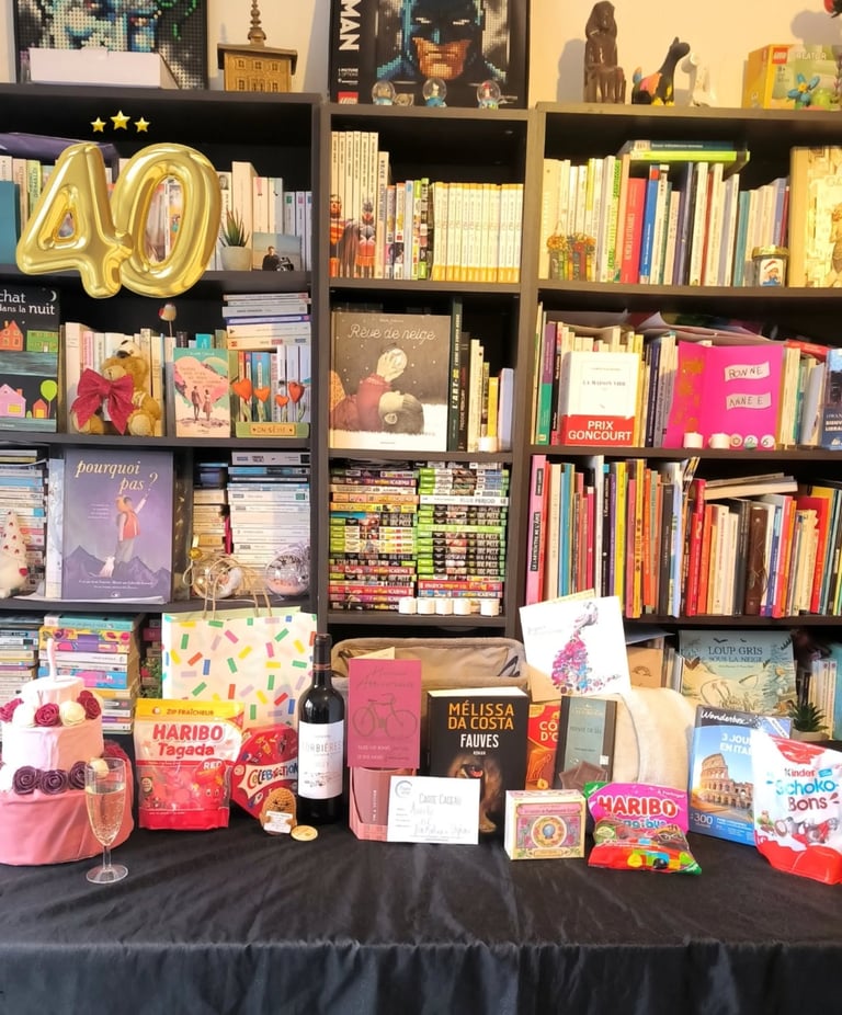 40 ans anniversaire bibliothèque