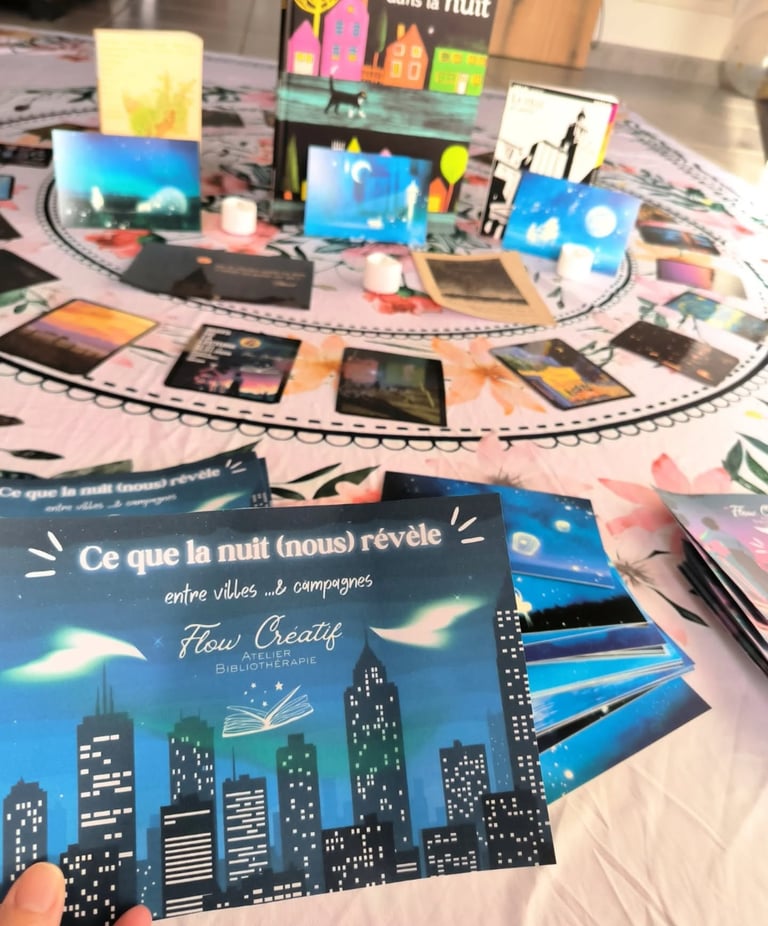 atelier bibliothérapie adulte flow créatif nuits de la lecture