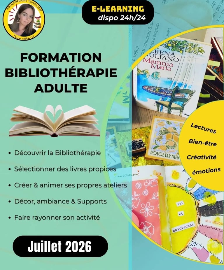 formation bibliothérapie bibliothérapeute