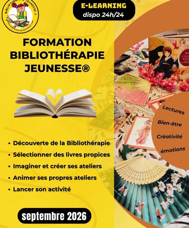 formation bibliothérapie jeunesse