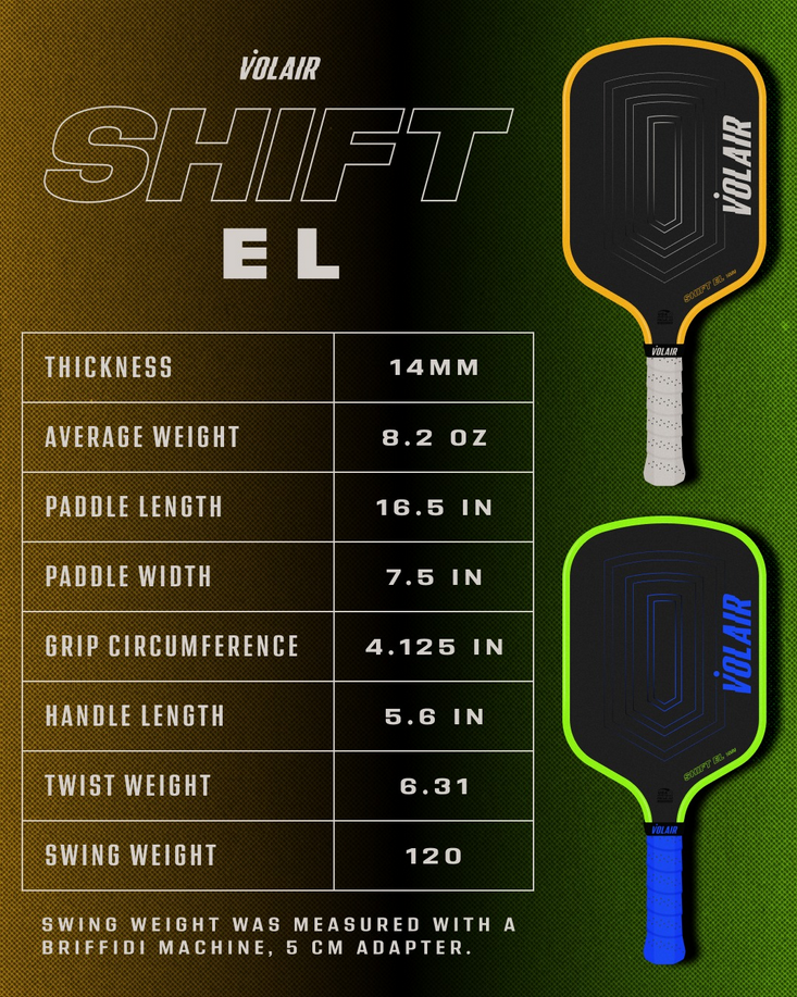 Click here to shop the Volair Shift Elongated paddle