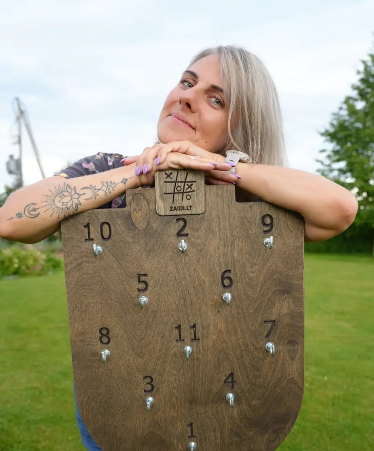 Lauko žaidimų nuoma Šiauliuose žiedų karalius