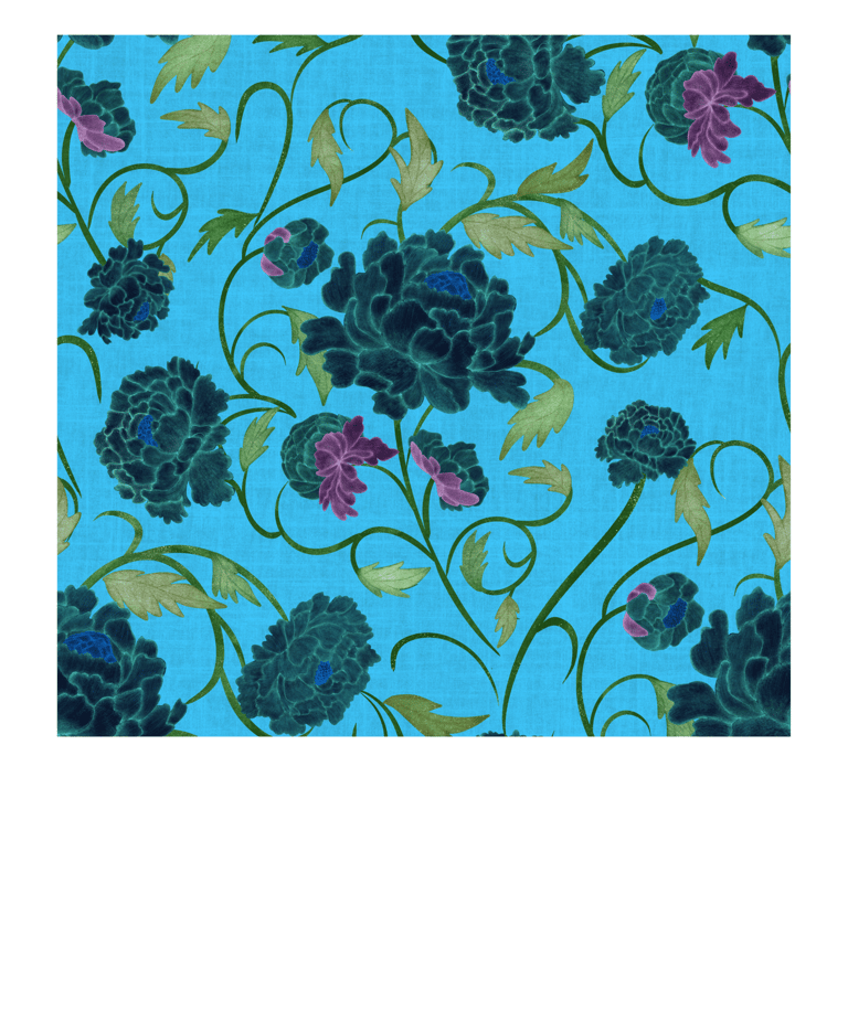 Heritage heirloom floral seamless surface pattern designs