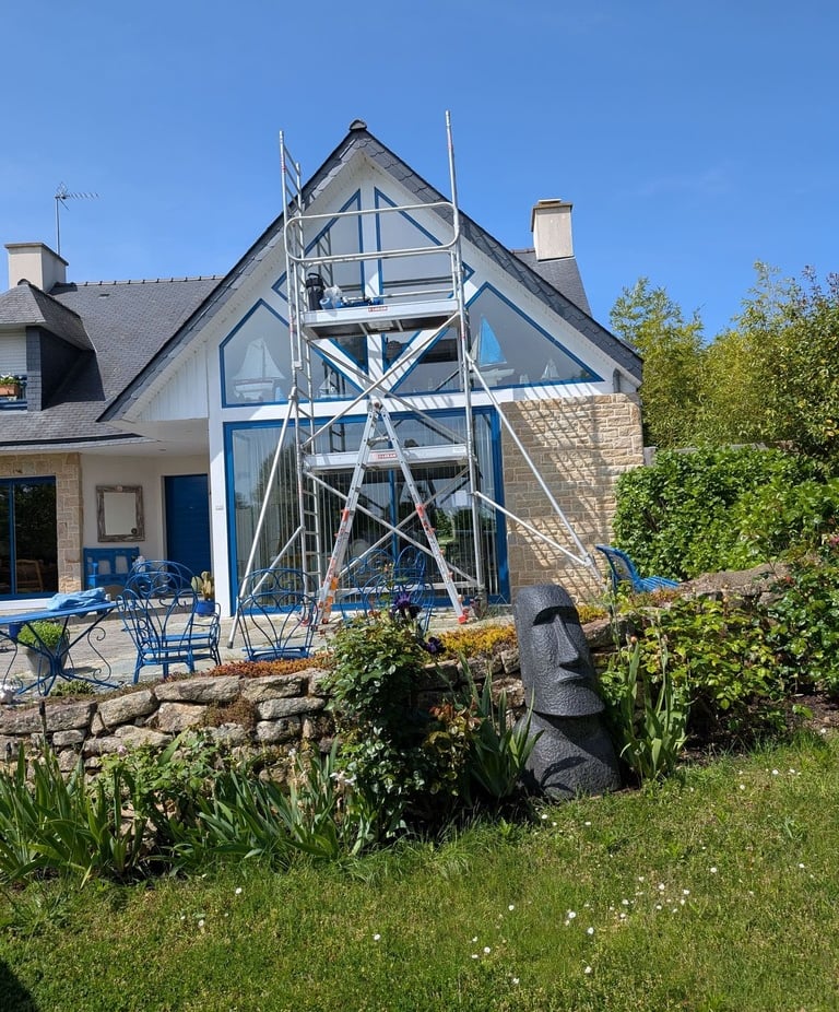 Maison sarzeau film solaire transparent