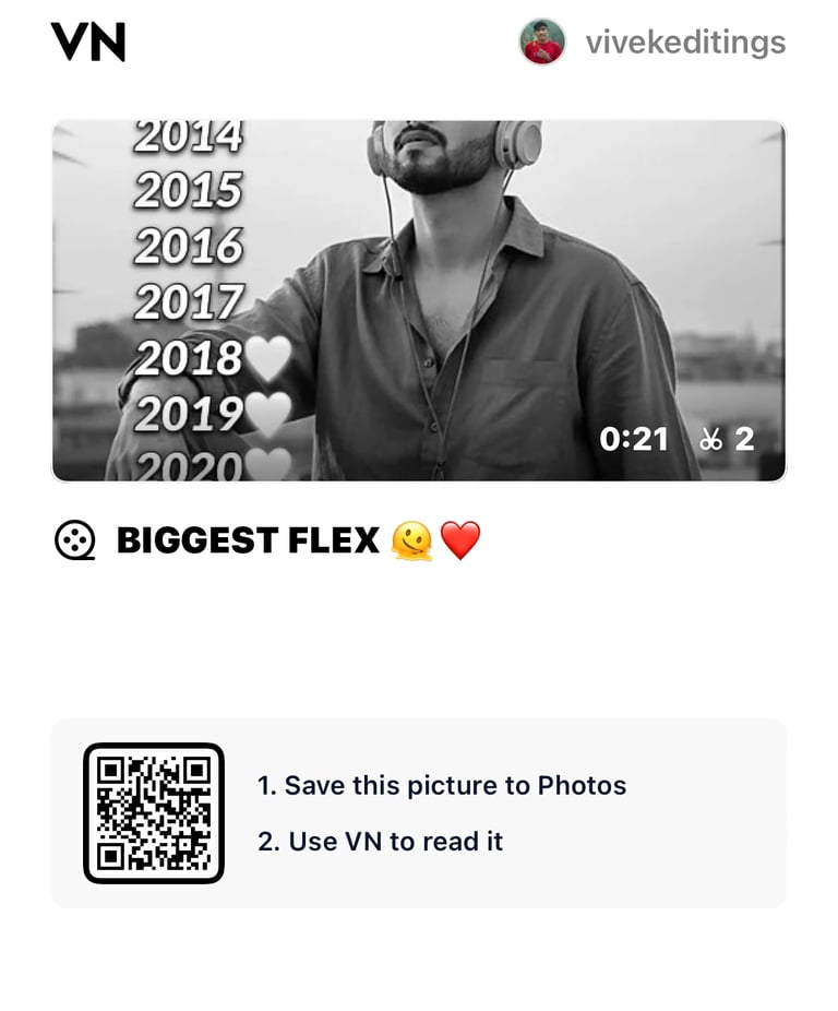 Biggest Flex VN Code