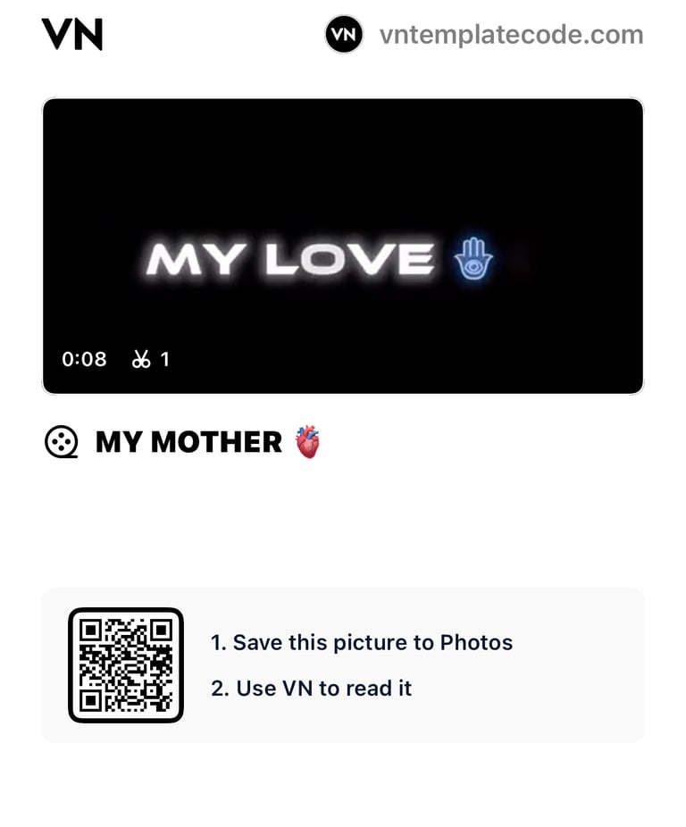 My Love My Mom VN Code
