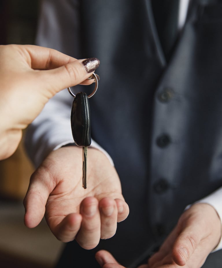 Service voiturier particulières.