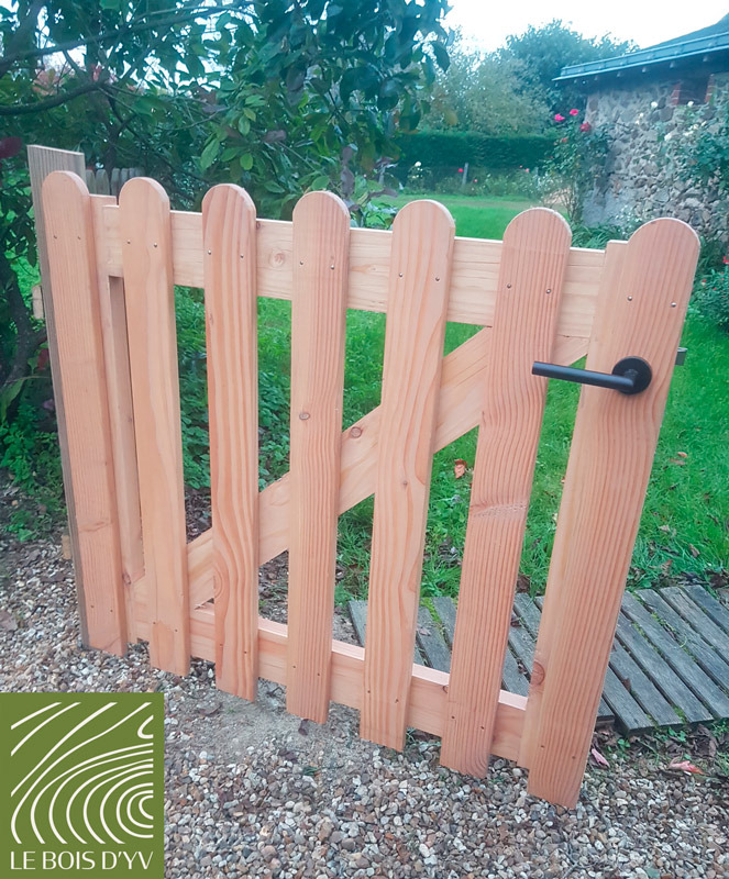 Portillon sur mesure en douglas