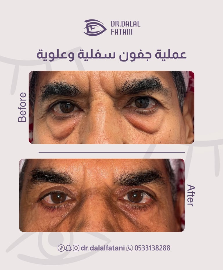 عملية جفون علوية وسفلية