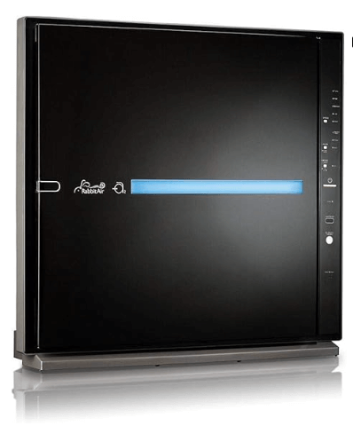 Slim Rabbit Air MinusA2 non-toxic air purifier for pet dander and odors wall mounted