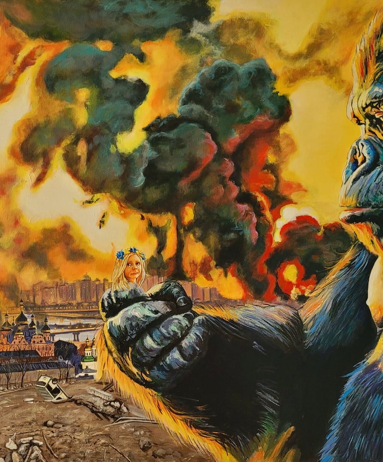 Álvaro Fernández Sáez Leid der Menschheit Krieg Ukraine Putin