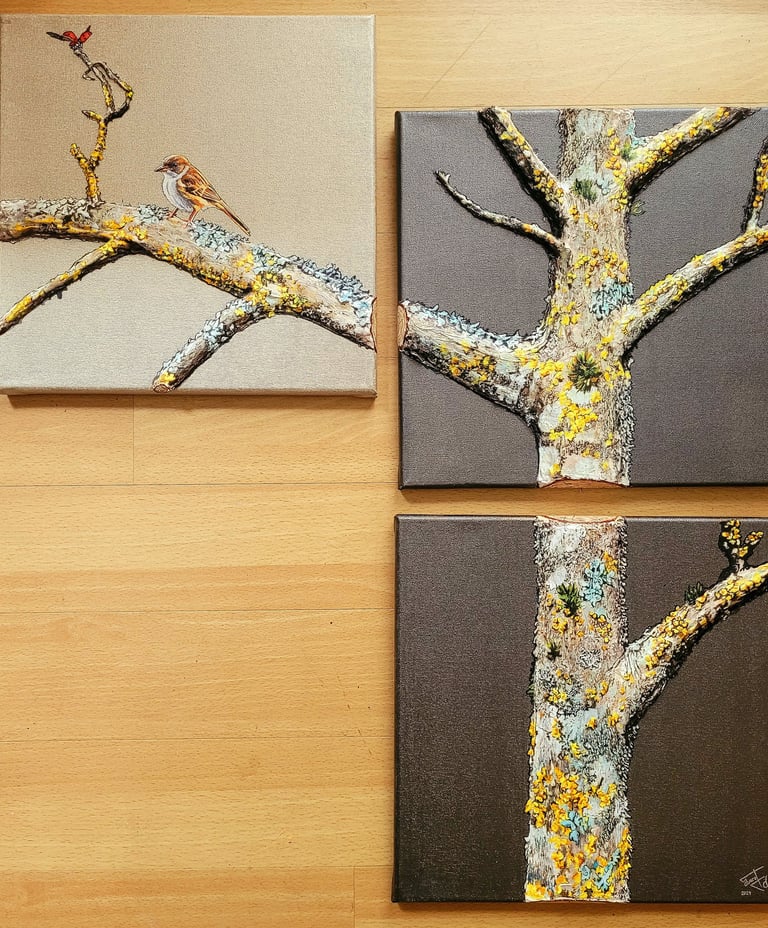 Álvaro Fernández Sáez Fragmente Baum 3-teilig