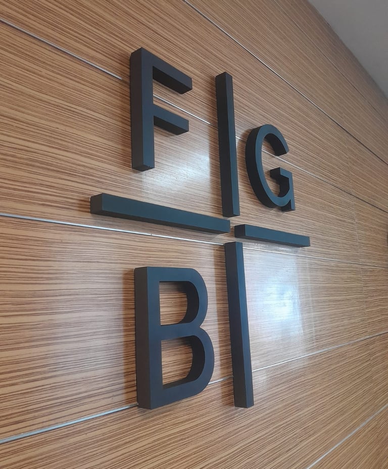 Letras 3D de MDF Letras gigantes de madera Letreros económicos para negocios