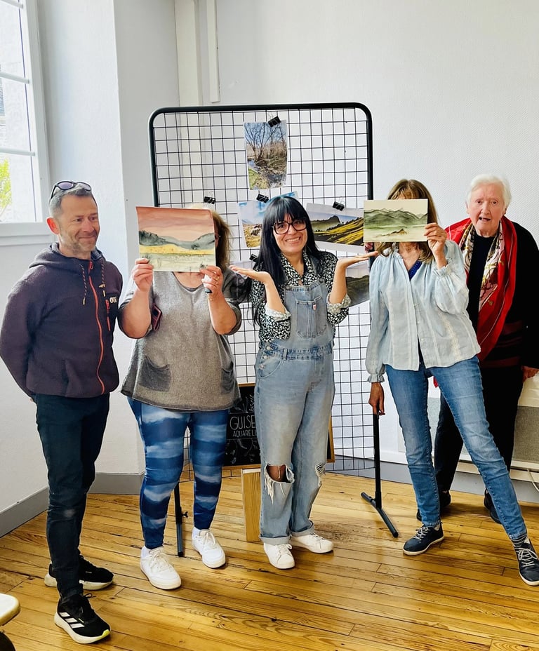 photo avec les participants du stage