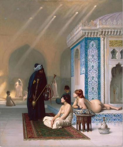 Piscine dans un harem - 1876  Jean-Léon Gérôme