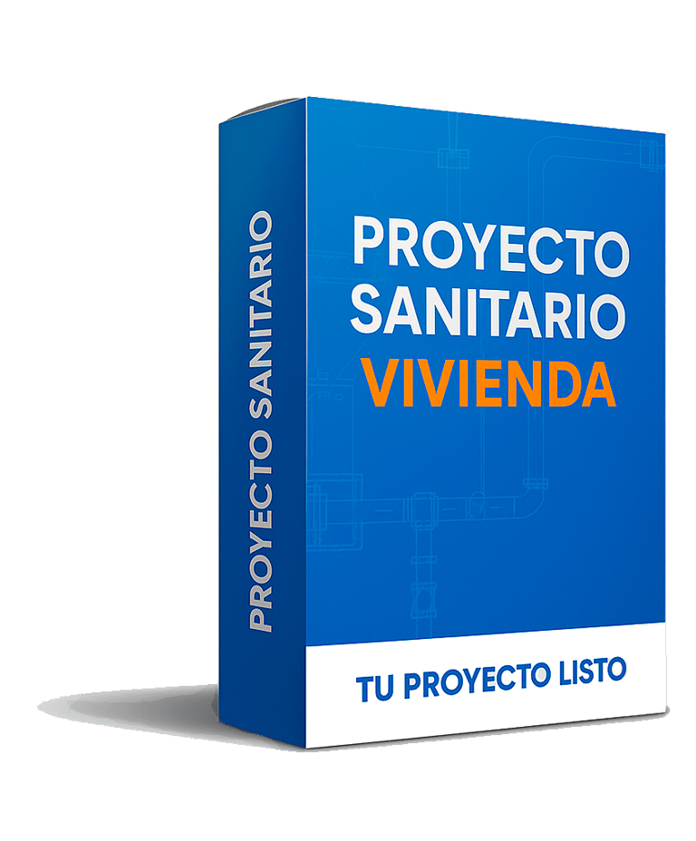 Proyecto sanitario para vivienda - Plano agua potable Chile