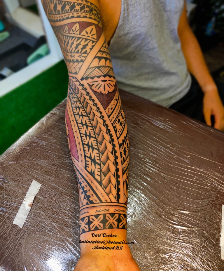 carl cocker polynesian tattoo artist brisbane sydney perth australia 