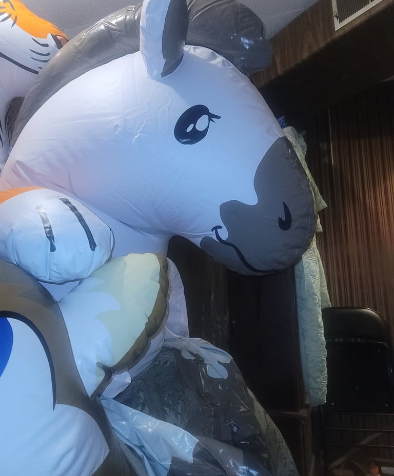 Moonbeam a Puffy Paws draft horse