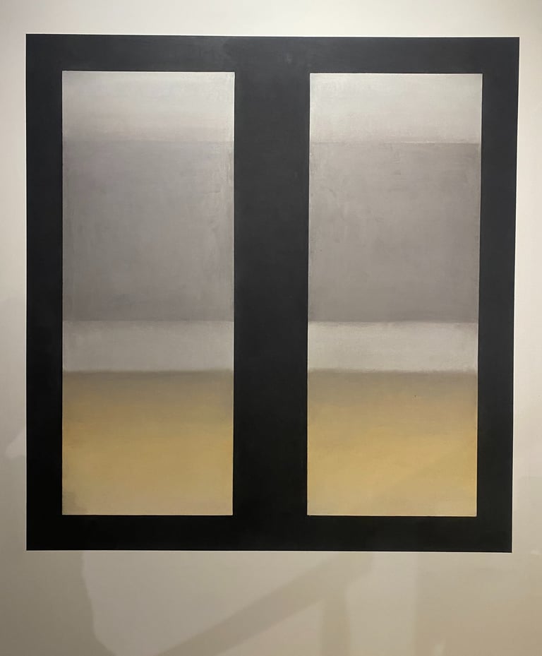 Louise Dumas Drawing Lab Factory fenêtre contre le temps pastel 