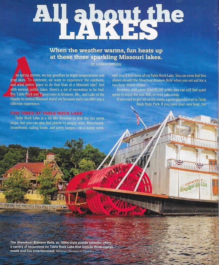 Missouri lakes fun