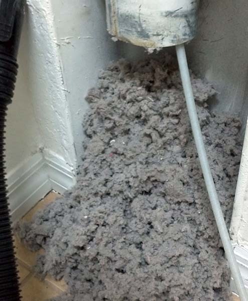 Dryer vent lint removal from clogged pipe in Babcock Ranch
